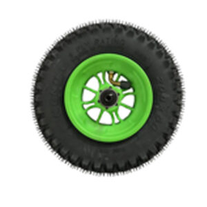 Roue complète Ø200 mm x 50 mm (8" x 2") KENDA/ROAD-STAR <strong>SANS</strong> anti-recul, couleur verte