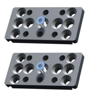 Lot de 2 plaquettes pour la conversion d'articulation skike V9 TOUR 200 en FIRE ( articulation métatarses )