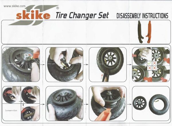 Outil pour changement de pneu ancien modèle : Roues Ø 125 et 150 seulement. – Image 5